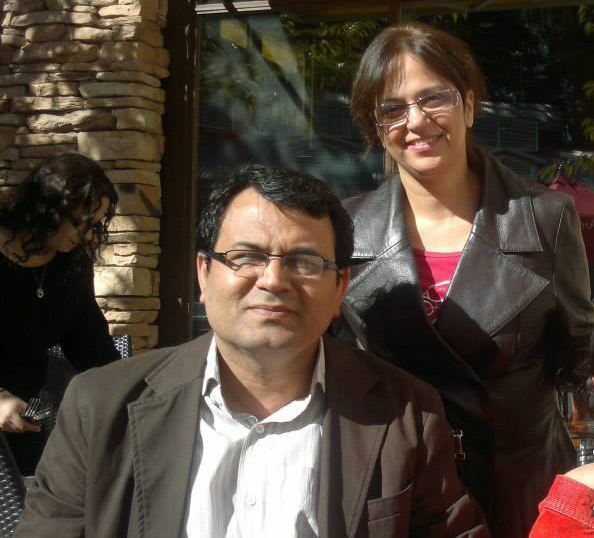 Naser Pourshabanoshibi and Firouzeh Madani.