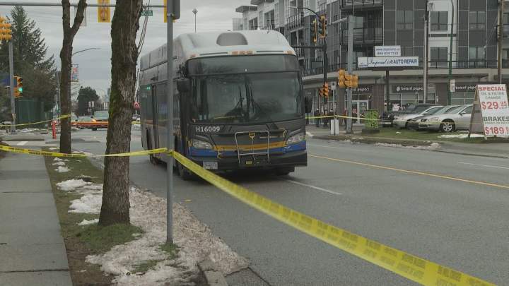 Man in serious condition after being struck by TransLink bus in Burnaby ...