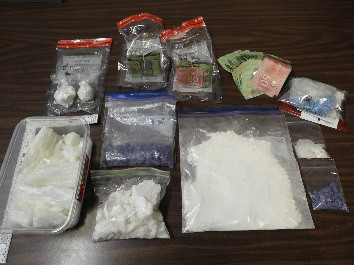 Peterborough police arrested four people following a drug bust.