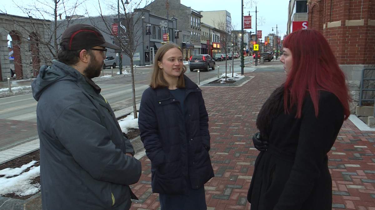 (Left to right) Jay Gannon, Laura Hatt & Elissa Robertson