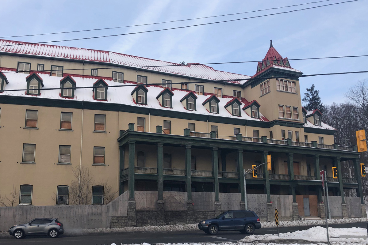 The Preston Springs Hotel was torn down in 2020..