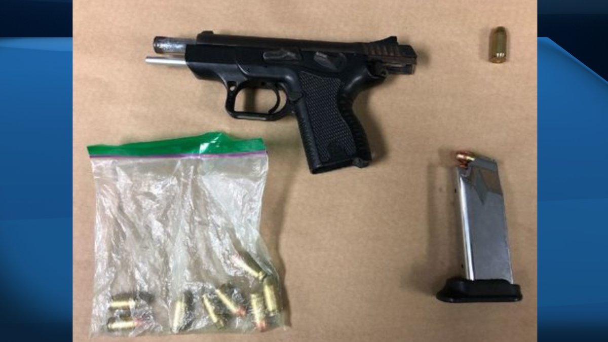 Hamilton police say they confiscated a firearm at the Pioneer gas bar near King and Dundurn on Wednesday Jan 22, 2020.