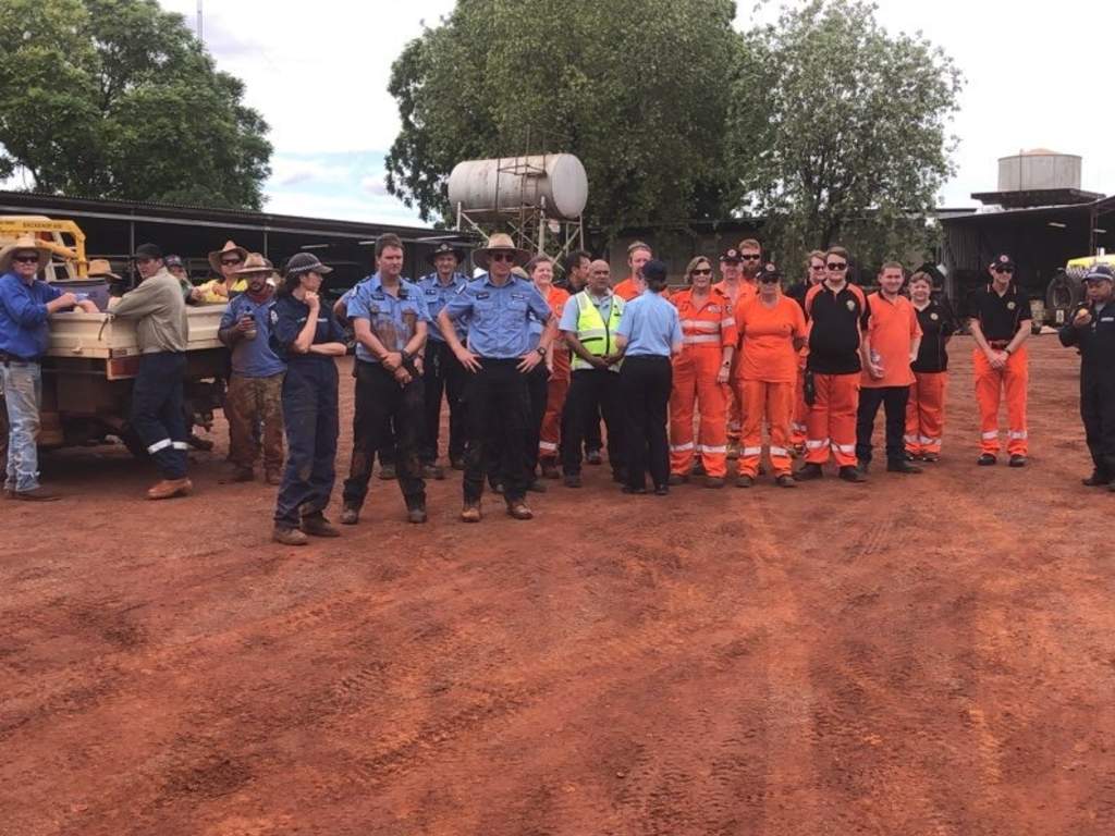A search team assembled at around 4 p.m. on Jan. 15 to begin the search for Matilda, who got stranded after heavy rainfall hit NSW, Australia.