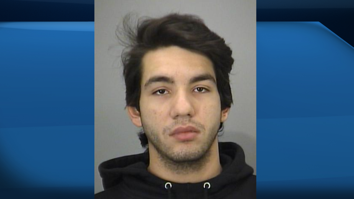 Police say 21-year-old Grayson Robert Aylesworth is wanted in connection with a violent robbery at a convenience store in east Hamilton on New Year's Eve.