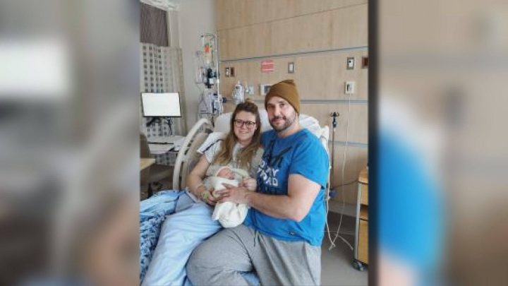 Saskatoon couple welcomes 1st baby of 2020