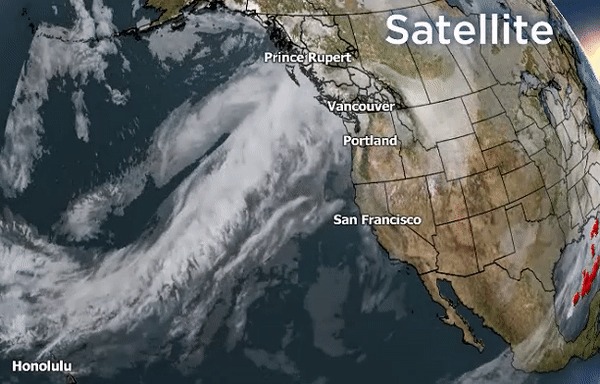 Atmospheric river brings heavy rain, wind, flooding to B.C.’s south coast - image