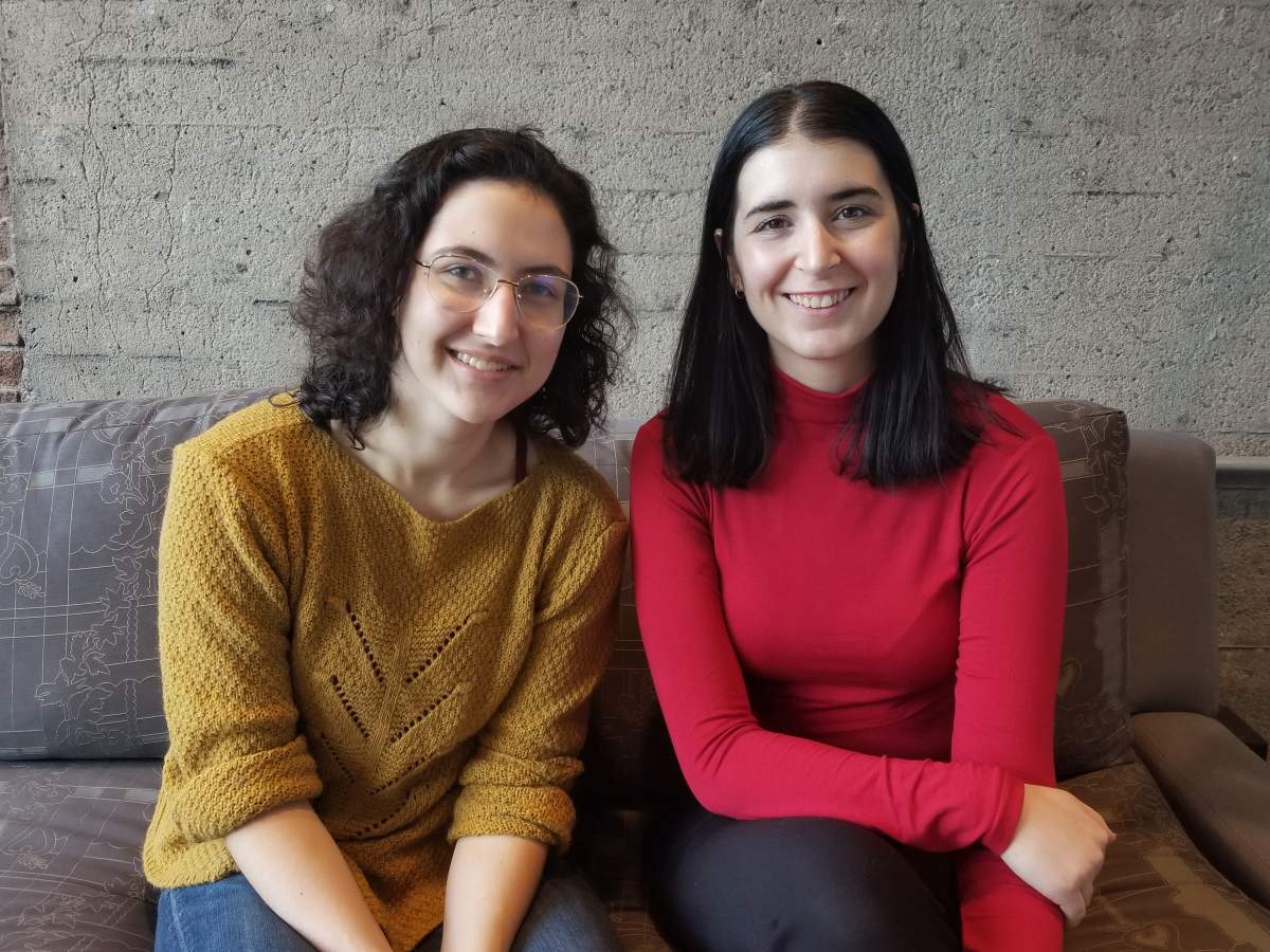 Shelter Movers Nova Scotia team members Sage Beatson (left) and Brooklyn Pinheiro say demand for the free moving service has grown in the six months since it began in the province. 