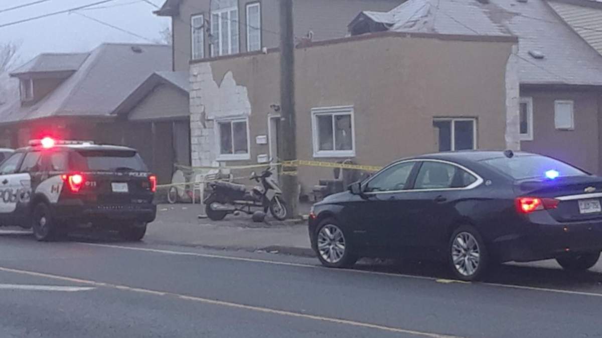 Niagara police say a 30-year-old man was found with stab wound in an area around Queenston Street and Eastchester Avenue.