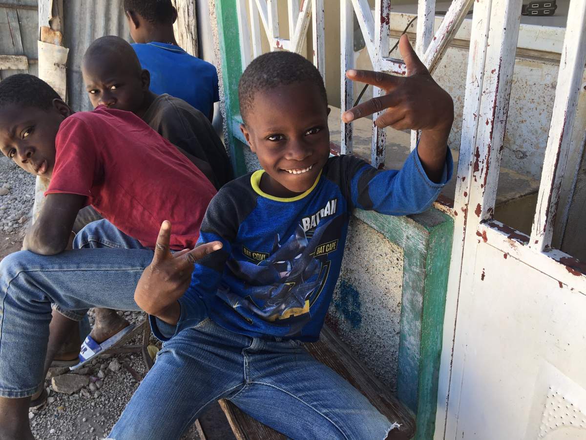 Stanley was born in Canaan, what was intended to be a temporary shelter after an earthquake struck Haiti in 2010.