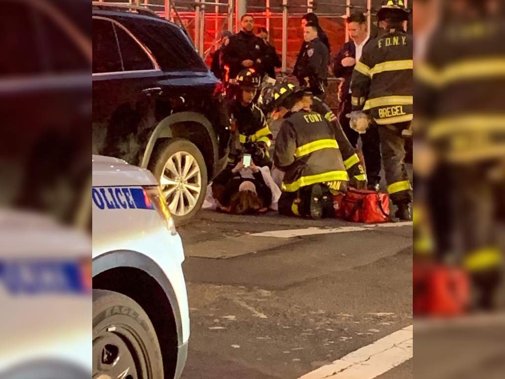 Witness Colby Droscher shared a photo of the victim on her phone shortly after being rescued.