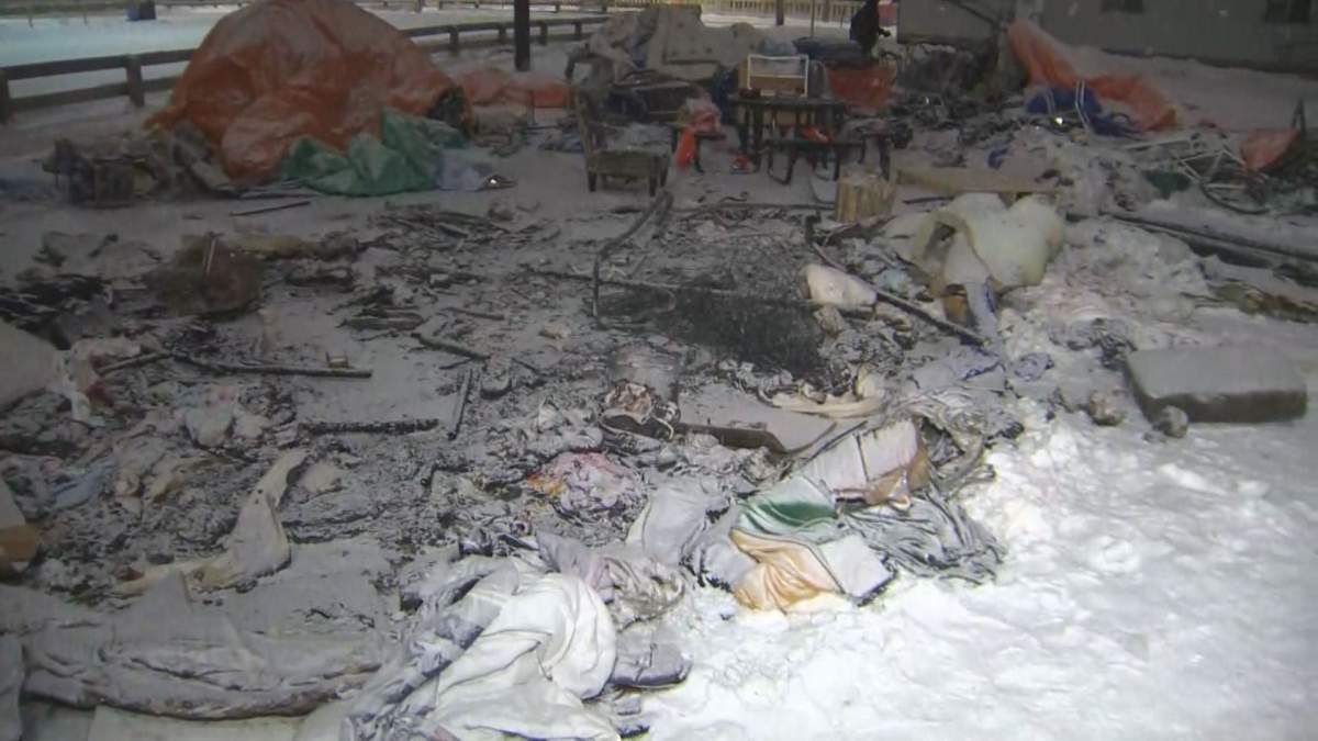 Teepee near the intersection of Henry Avenue and Martha Street.