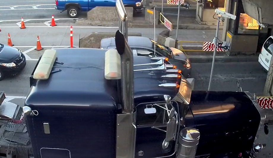 Police are looking to identify the driver of this truck. 