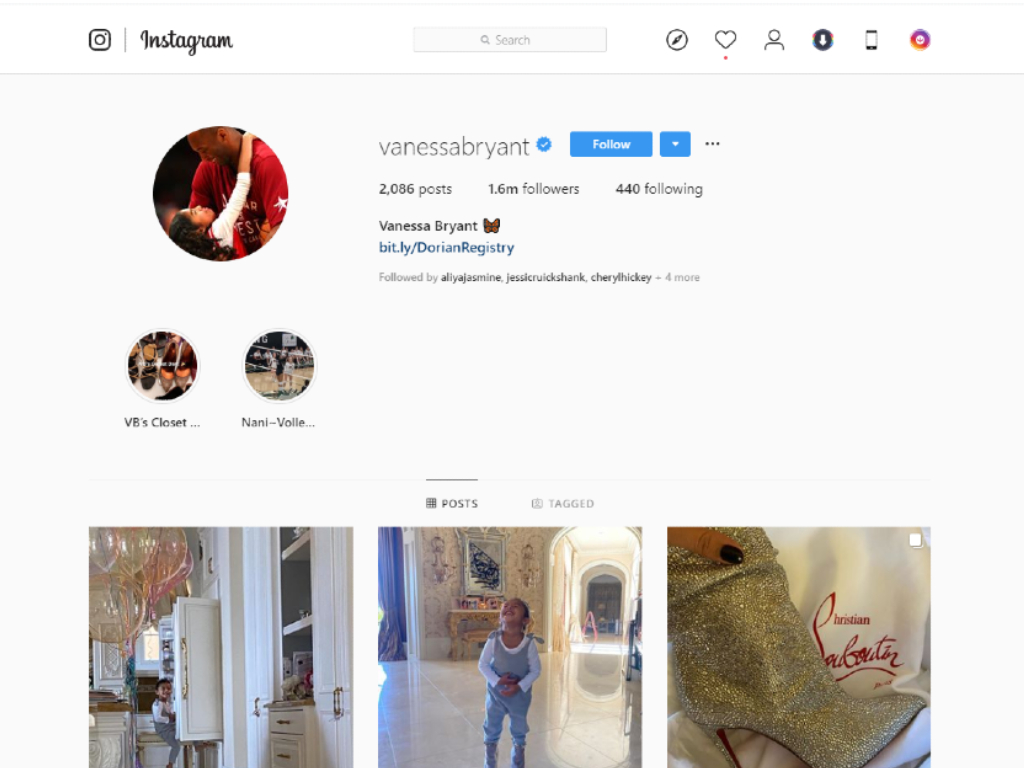 Vanessa Bryant, Kobe Bryant’s widow, changed her Instagram photo to a heartwarming picture of Kobe and their daughter, Gigi, who both died in a helicopter crash.