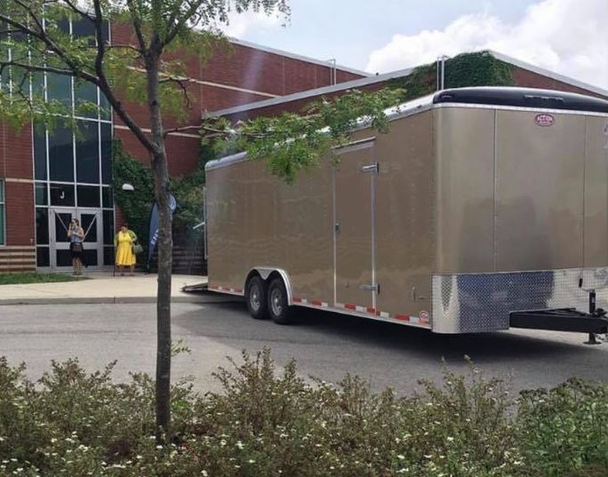 According to a Facebook post, the trailer was stolen late Sunday night.