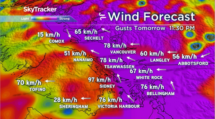 More snow expected for B.C.’s South Coast Tuesday night - BC ...