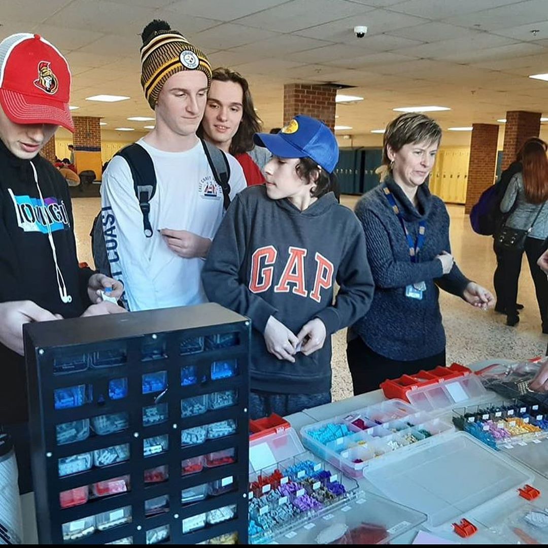 Faith Howe was assisted by her peers when it came to the construction.