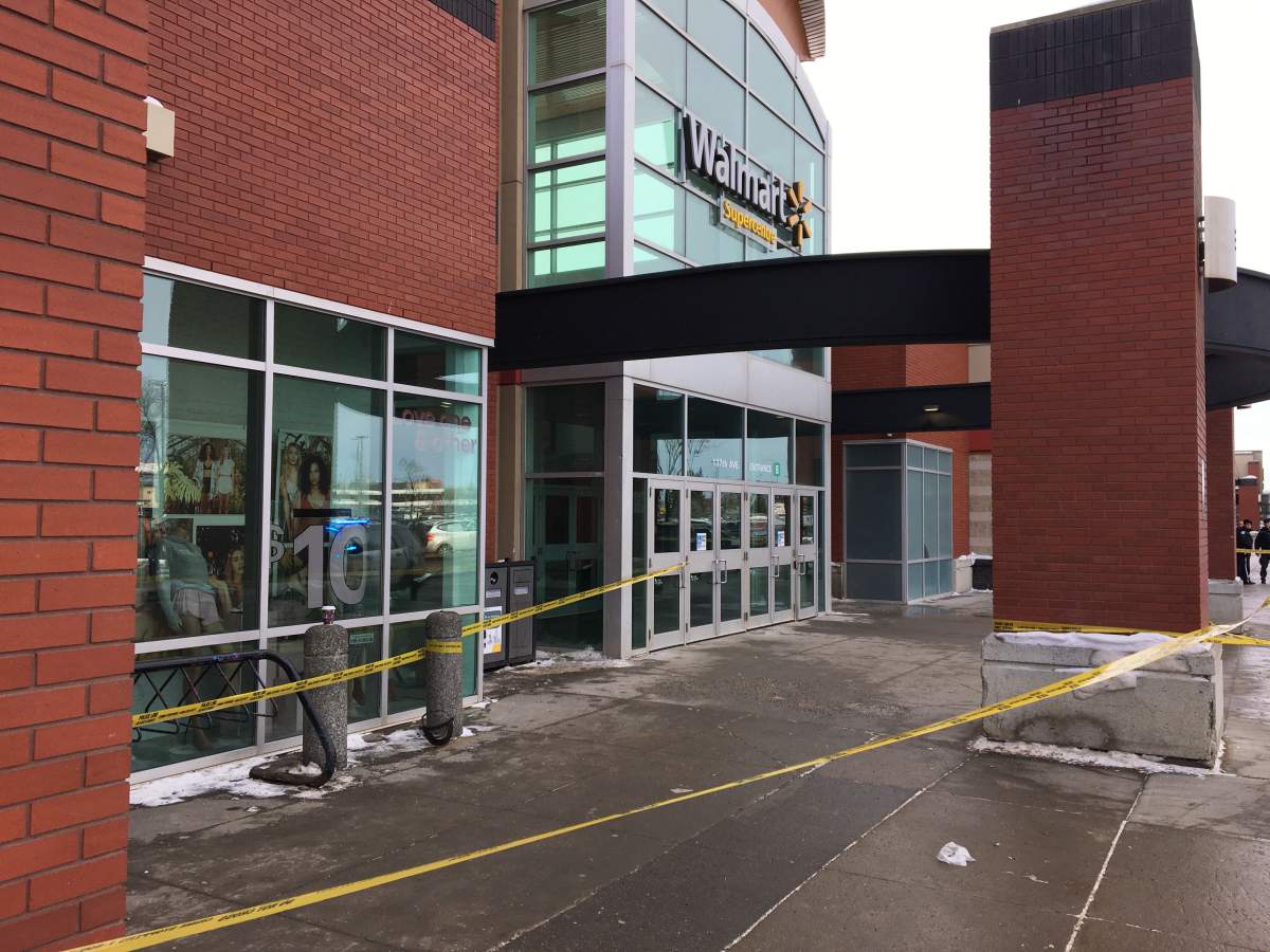 Edmonton police respond to Northgate Centre on Friday, Feb. 21, 2020.