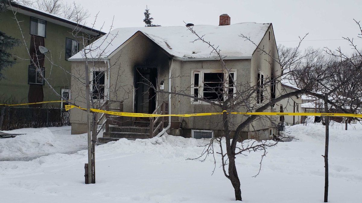 Two people were taken to hospital with minor injuries after a fire at 102 Street and 122 Avenue on Saturday, Feb. 15, 2020. 