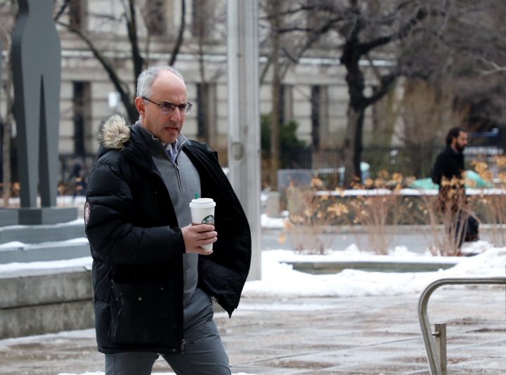Rom-con artist Shaun Rootenberg enters Superior Court for his sentencing hearing on Monday, Feb. 10, 2020. The repeat offender was convicted of defrauding a woman he was romantically involved with of $595,000.