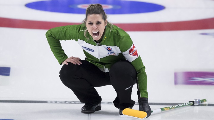 Team Saskatchewan punched their ticket to the Scotties' Championship Pool with a 9-7 win over Team New Brunswick on Thursday.