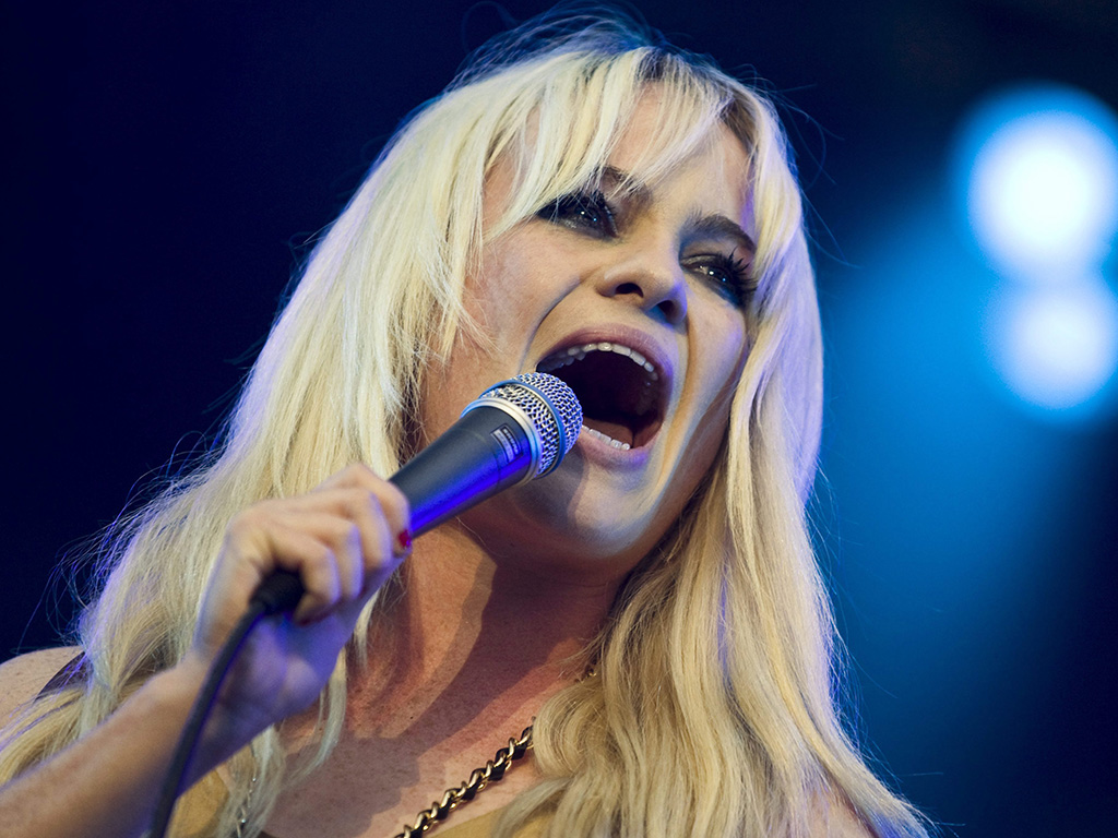 Duffy live at the 'Where the Action is' festival in Stockholm, Sweden, on June 13, 2009.