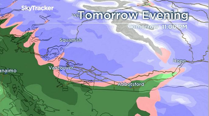 ‘Significant snow’ in the forecast for South Coast on Tuesday - image