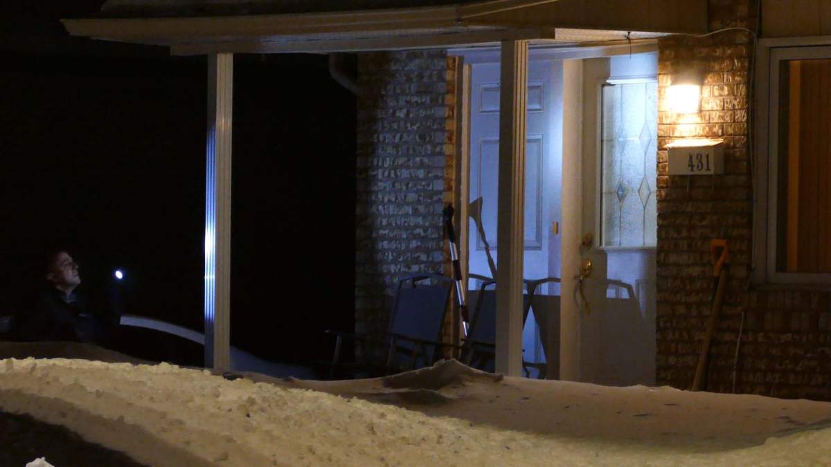 Home on Brahms street in DDO where the bullet hole was discovered on Friday night.