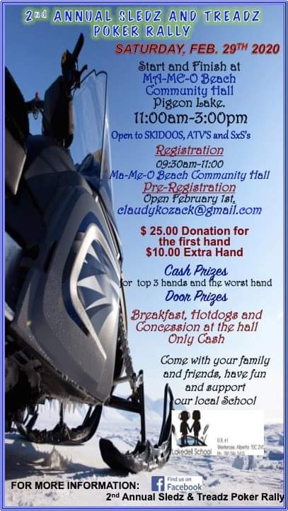 2nd Annual Sledz & Treadz Fundraising Poker Rally - image