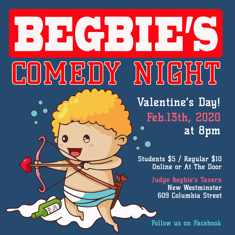 Begbie’s Comedy Night: The Valentine’s Day Special - image