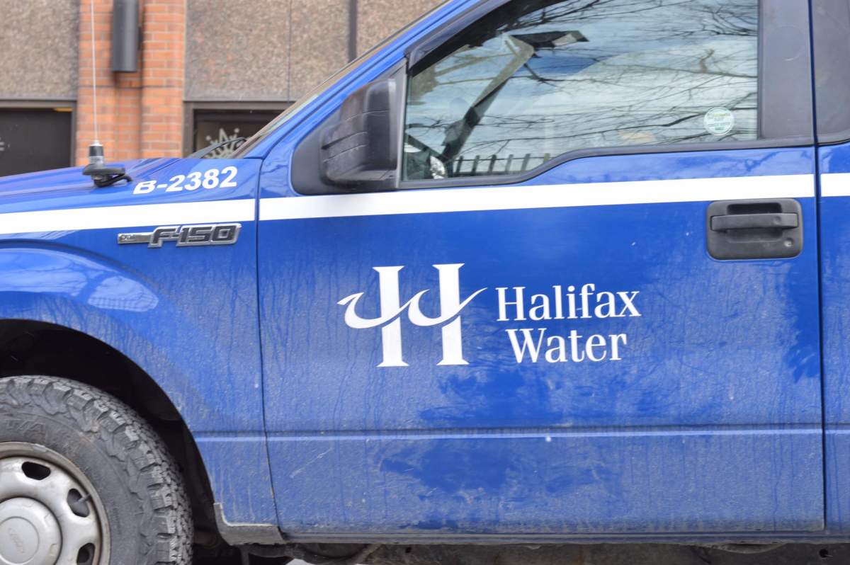 A Halifax Water vehicle on Barrington Street on Jan. 30, 2020. 