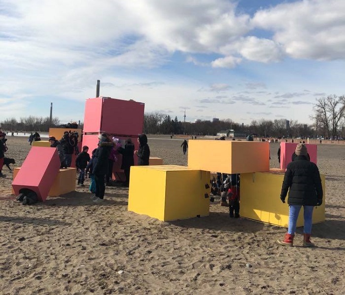 Winter Stations are open at Woodbine Beach in Toronto