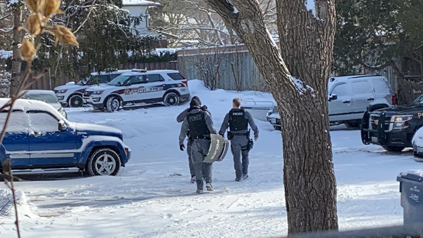 Guelph police's tactical unit was called in to assist with the arrest of a man wanted by the OPP. 