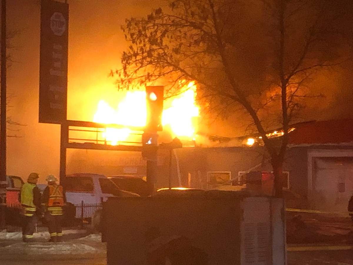 The scene of a 2020 fire in the 100 block of Provencher Boulevard.