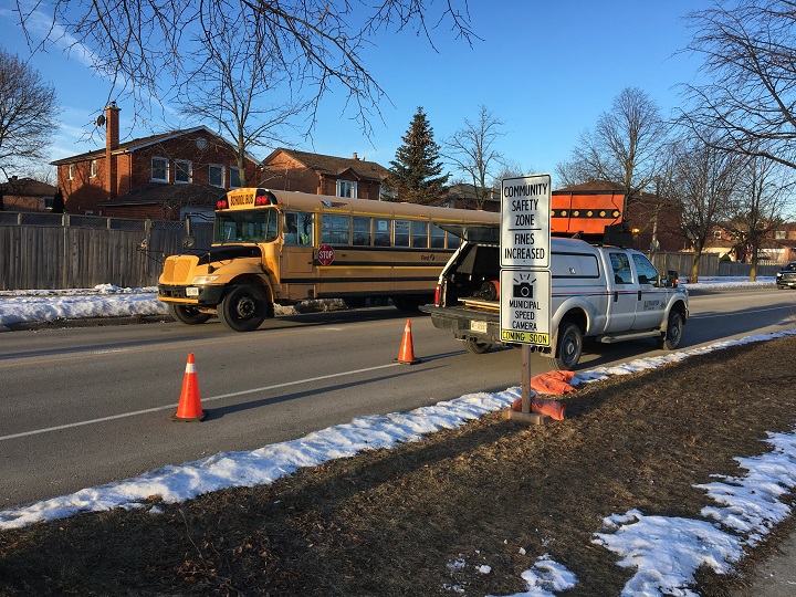 Brampton Unveils Another ‘municipal Speed Camera’ Sign Outside School ...