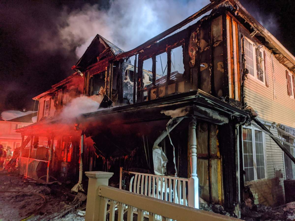 Ottawa firefighters fought a two-alarm blaze early Friday morning that ripped through a two-storey home in the suburb of Barrhaven. No one was injured, according to the fire department.