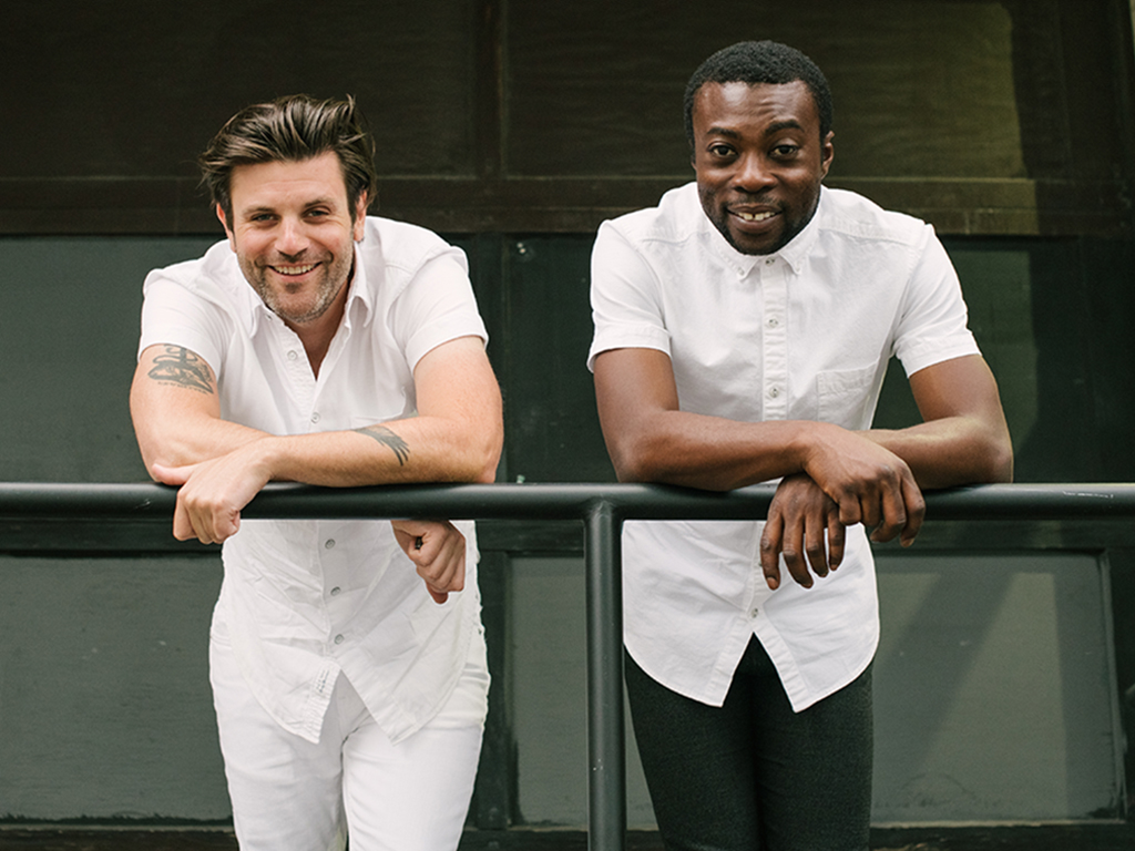 (L-R) Jay Malinowski and Eon Sinclair of Bedouin Sounclash in 2019.