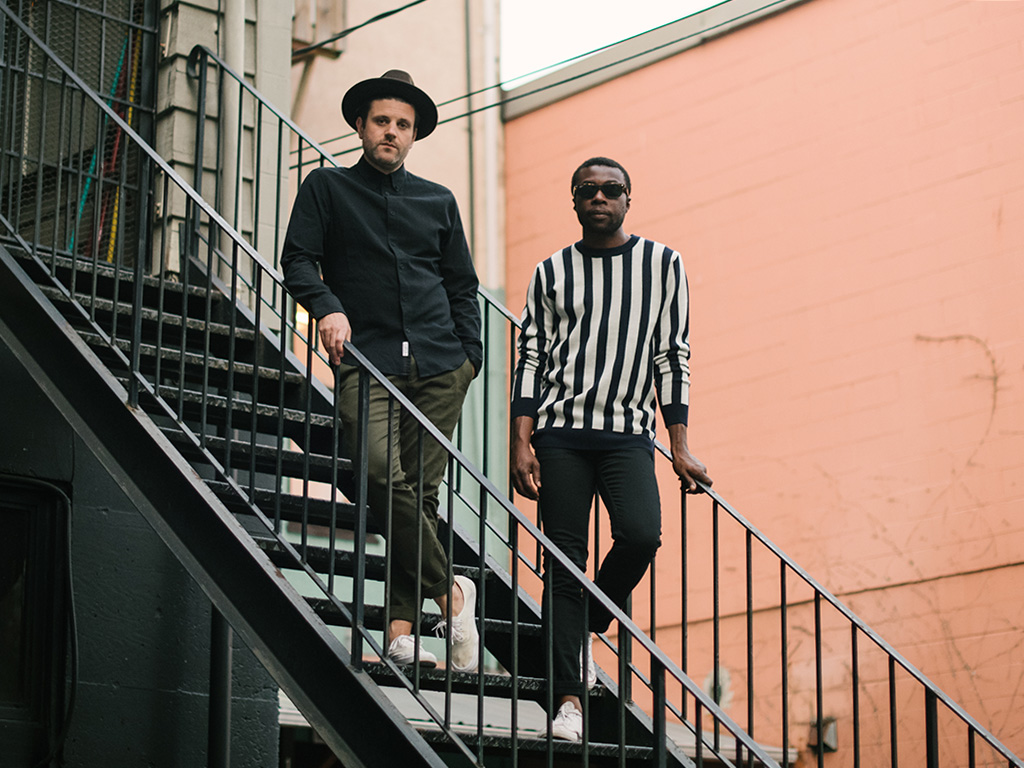 (L-R) Jay Malinowski and Eon Sinclair of Bedouin Soundclash in 2019.