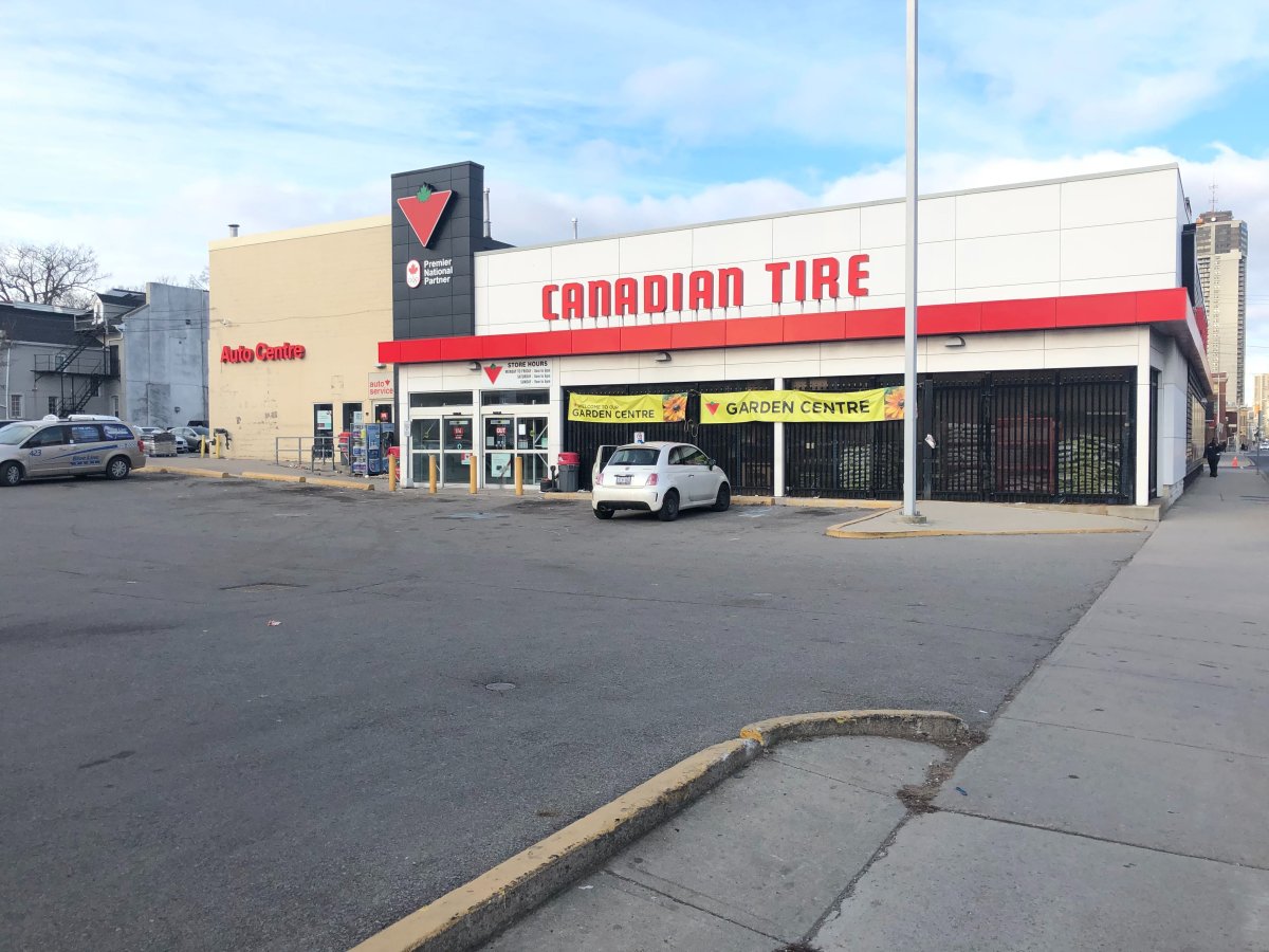 Hamilton police are investigating a stabbing outside a Canadian Tire on Tuesday afternoon.