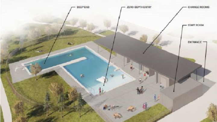 Designs for the new Maple Leaf Pool in Regina.