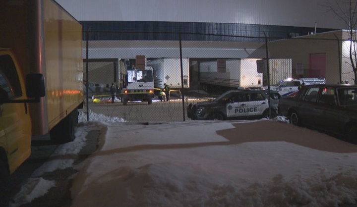 Emergency crews were called to a warehouse on Metropolitan Road Wednesday evening.