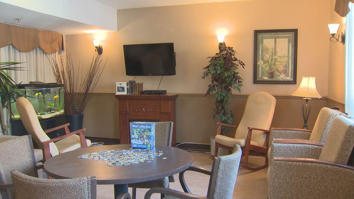 The current living space at the CHSLD Armand-Lavergne in Montreal. Sebastien Gagnon-Dorval / Global News