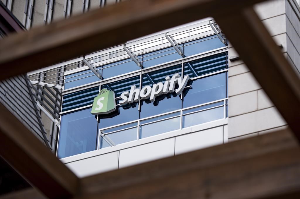 The Ottawa headquarters of Canadian e-commerce company Shopify are pictured on Wednesday, May 29, 2019. Shopify Inc. says the recent outbreak of a novel form of coronavirus has prompted it to cancel its annual merchants conference.