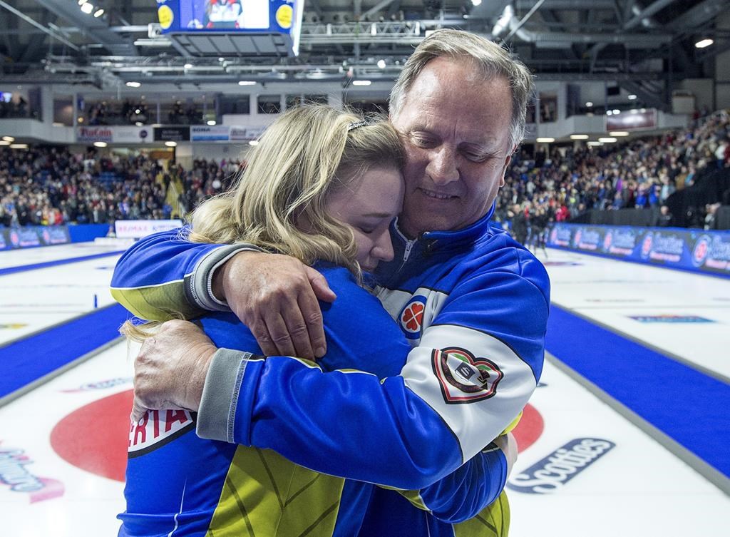 Chelsea Carey's coach and father, Dan Carey, apologized to an official for telling her to "shut up" at the Canadian women's curling championship. An exchange between Dan Carey and an umpire Monday became tense after Carey was told he was running out of time to speak to his team during a timeout.