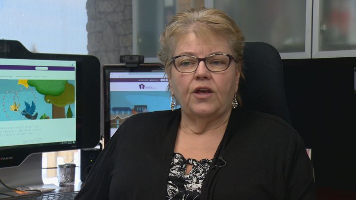 Deb Davies of the Saskatchewan Foster Families Association speaks to Global News.