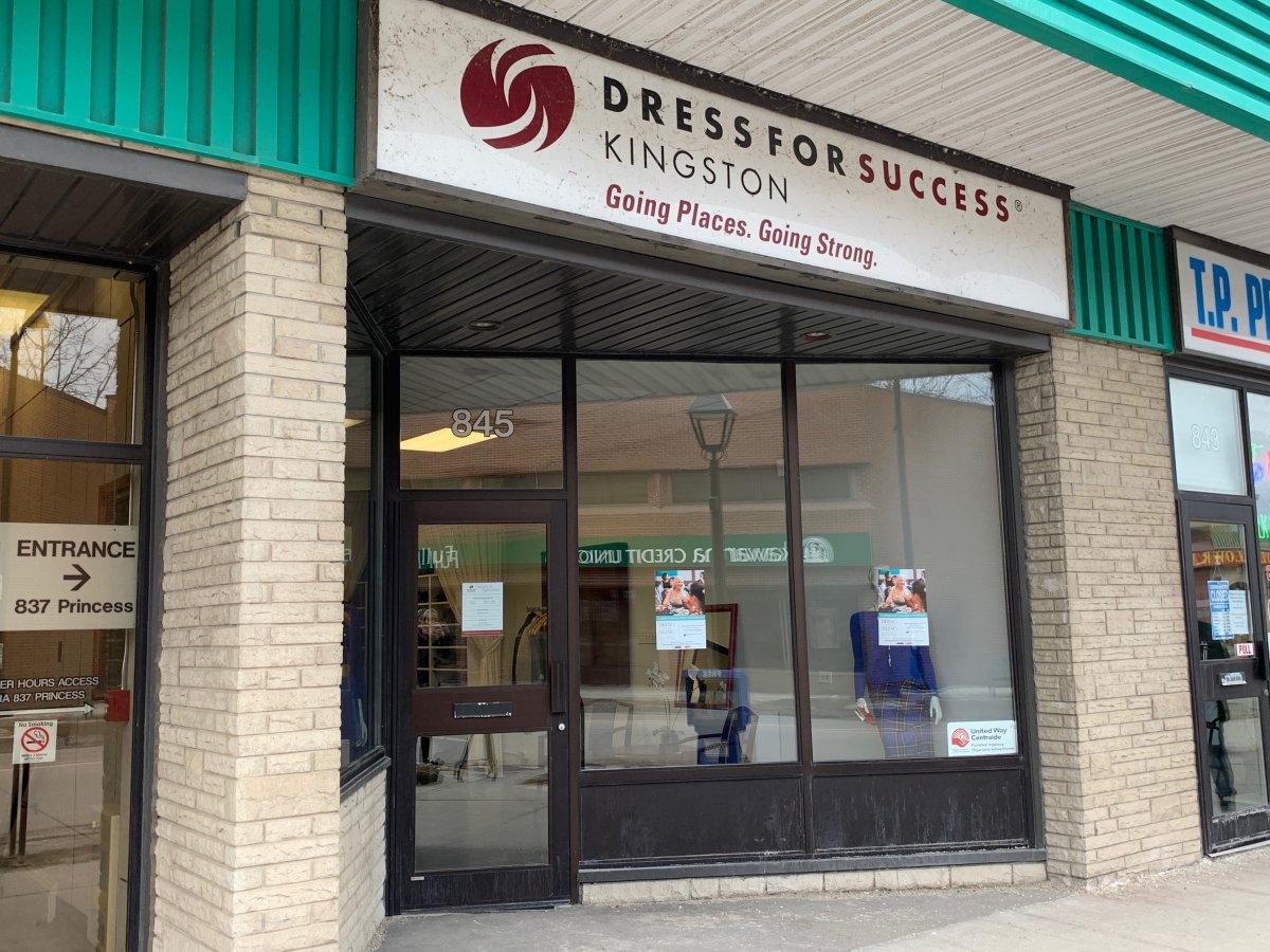 Dress for Success Kingston says their boutique was broken into and nearly $8,000-worth of merchandise and donations were stolen. 
