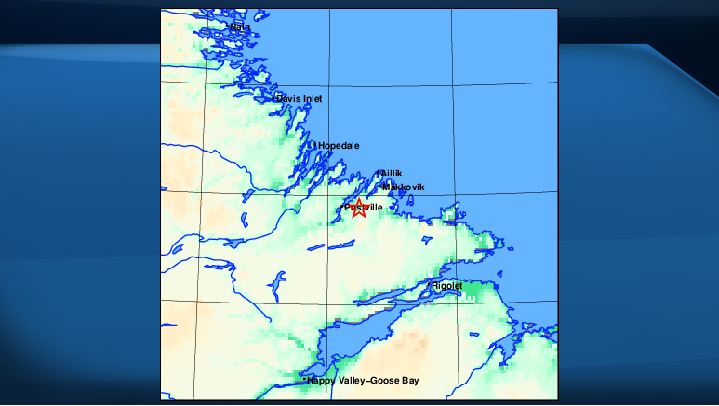 Magnitude 4.3 earthquake registered in coastal Labrador: Earthquakes Canada - image