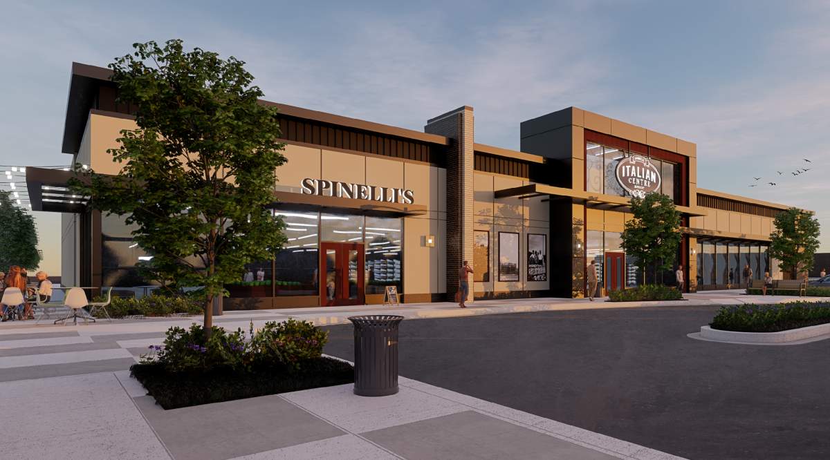 Rendering of the Italian Centre Shop in Sherwood Park, Alta.