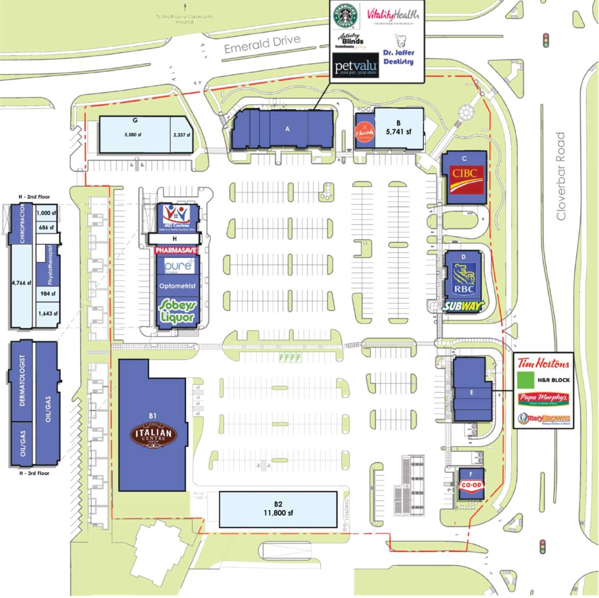 Emerald Hills Urban Village site plan.