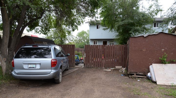 A look at the back of Tyler Applegate’s home.