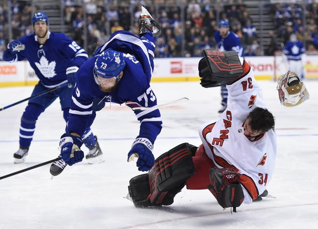 OId, new goalies highlight matchup between Leafs and Canes